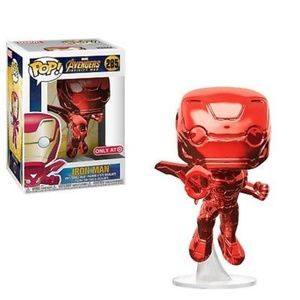 Chrome Red Card Exclusive Iron Man Funko Pop